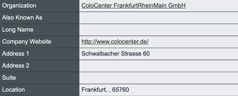 Hessen is not always included with addresses in Frankfurt