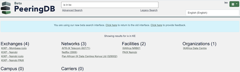 All IXPs in Kenya