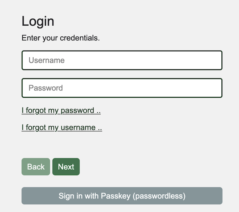 login controls